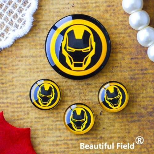 12mm 25mm 14mm 16mm 18mm 20mm Photo Glass Cabochons Round Cameo Set Handmade Settings Stone Hero ZZM259