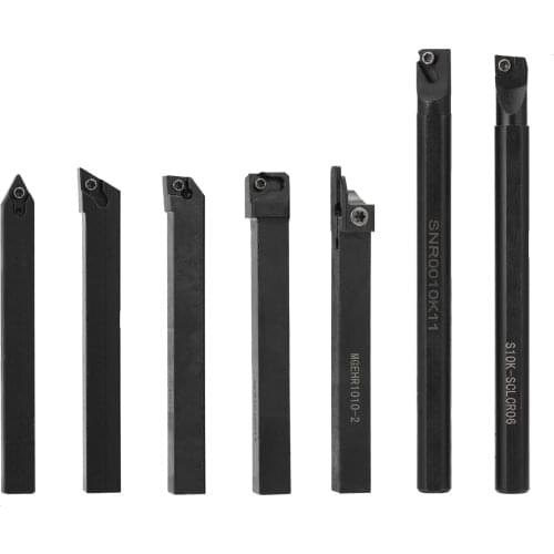 New 10mm 7pcs Lathe cutting tool set, the most useful cutter set, 7pcs turning tool set to make your work easier