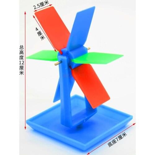 Physical experiment equipment for Assemble the material of the water wheel to compare the rotation speed of the water wheel