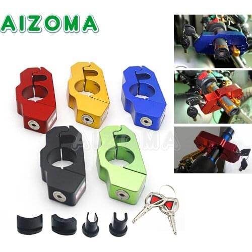 Auto Motorcycle Brake Throttle Grip Lock Security Safety Handlebar Handset Locking Fit Scooter ATV Bikes Anti Theft Protection