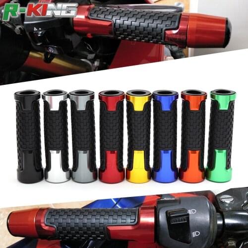 7/8" 22mm Universal Motorcycle Rubber Handle Grip Handlebar Grips For Yamaha Kawasaki Benelli Honda Aprilia BMW moto accessories