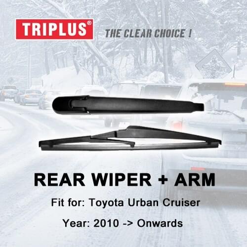 Rear Wiper Arm with Blade for Toyota Urban Cruiser (2010-Onwards) 1pc 8" 200mm, Rear Wiper Arm & Rear Wiper Blades