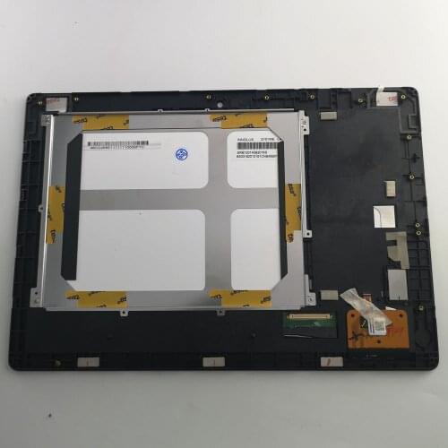 10.1" For Lenovo IdeaTab S6000 S6000-H S6000-F Tablet PC LCD Display and Touch Screen Digitizer Assembly Frame used parts