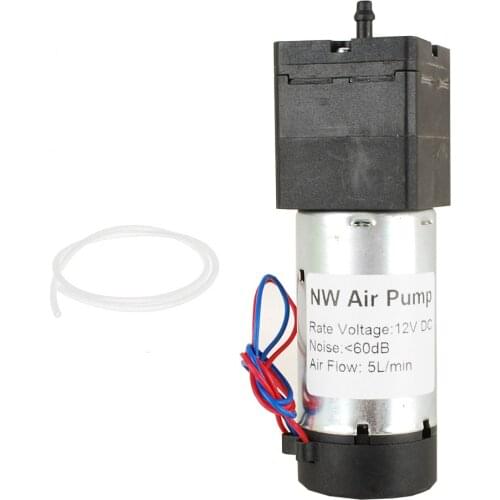 12V 550 Pump 5L/min Micro Air Pump Oxygen Pump with 3.2ft Silicone Tube