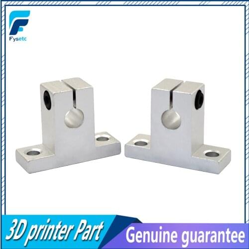 2pcs/lot Linear Rail Shaft SK8 SH8A SK10 SK12 Aluminum Block 8mm Router Table For Table 3D Printers Parts Sliding Router Bracket
