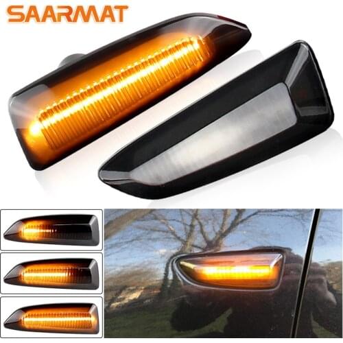 2PCS mudguard indicator light For Opel For Vauxhall Astra J K Crossland X Grandland Insignia B Zafira C Repeater Indicator Light