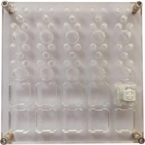 2 in 1 Board for Lubricate Switch Mechanical Keyboard Switch Tester Base DIY Tool Double Layer Acrylic Lube Modding Station