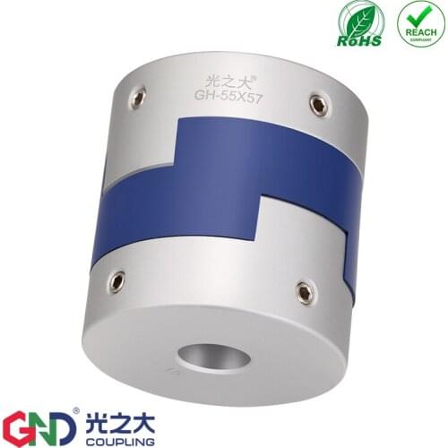 Aluminium material Power Transmission Parts Shaft Couplings GH cross slide block top wire series