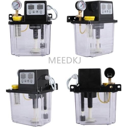 0.5/1/1.5/1.8/2 liters automatic lubricating oil pump electric oiler machine CNC lathe 220V electromagnetic lubricating pump