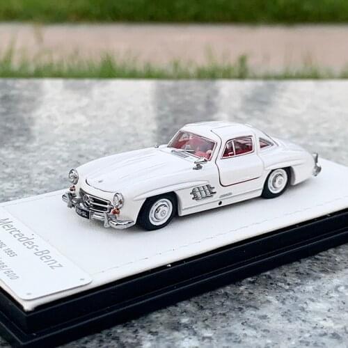 Briscale Model 1/64 Scale Mds 300SL W198 1955 White Diecast Car Model Toy Gift NIB