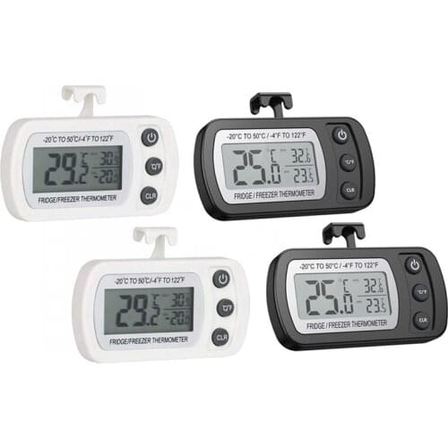 Digital Refrigerator Thermometer, Mini Freezer Thermometer, Refrigerator Freezer Waterproof,for Kitchen,Home,Restaurants