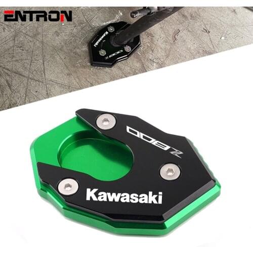 For KAWASAKI Z800 Z 800 2012-2016 High quality Motorcycle CNC Accessories Kickstand Sidestand Stand Extension Enlarger Pad