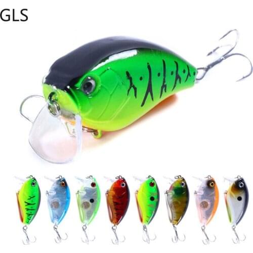 GLS NEW 1 Piece Of 60mm 17G Minnow Hard Bait Swinger Plastic Material Mini Bionic Chubby Fish Fishing Lure