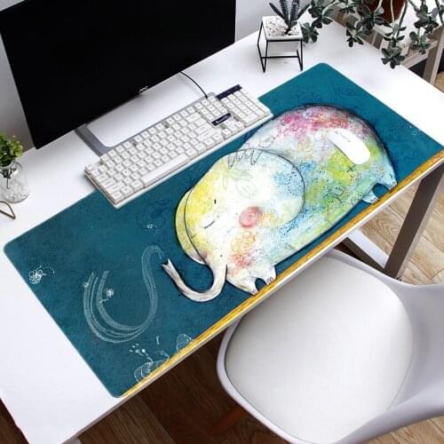 Sell Well Gaming Mouse Pad Cute Animal Design Mousepad Game Gamer Mouse Keyboard Mat Office Decoration Table Mat 90*40cm