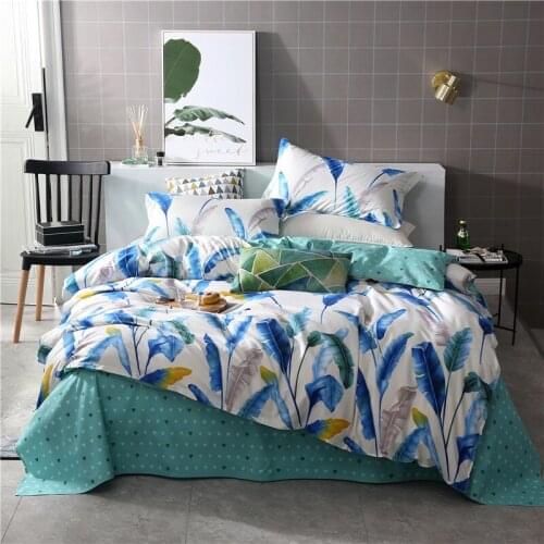 Flowers Series Bedding Set Duvet Cover Set Pillowcase Home Textiles 2/3pcs Bed Linen King Queen Size Dropship