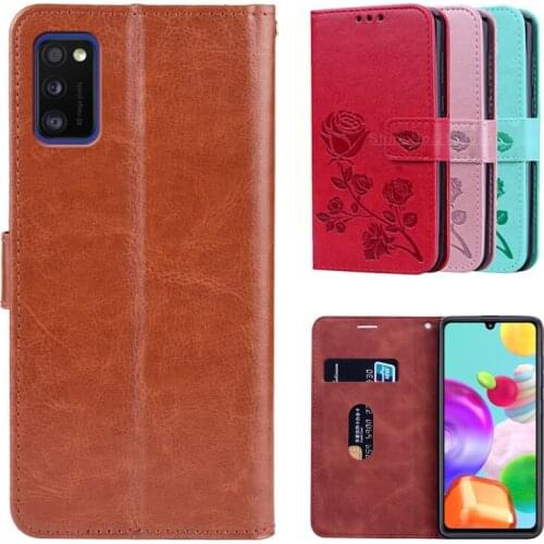 Luxury Leather Flip Cover for Samsung A41 Case Book for telefoonhoesjes Samsung Galaxy A41 a 41 A415f Sm-a415f A415 Funda Coque