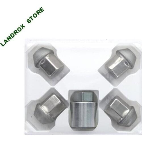 Brushed Chrome Wheel Locks Locking Nuts SET for Land Rover Freelander 2 OEM：LR008794