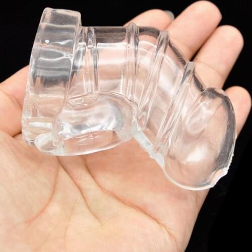 Short Type Soft Penis Sleeve Male Chastity Cage Cbt BDSM Erotic Sex Shop Cockring For Men Chastity Device Adult Toys Products