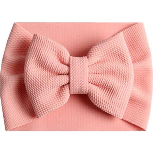New Baby Girls Soft Hair Band Big Bow Headband Turban Knot Hair Accessory Head Wrap baby girl hair accessories