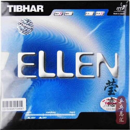 Original Tibhar ELLEN table tennis rubber arc-proof rubber with sponge defense for table tennis racket blade good control