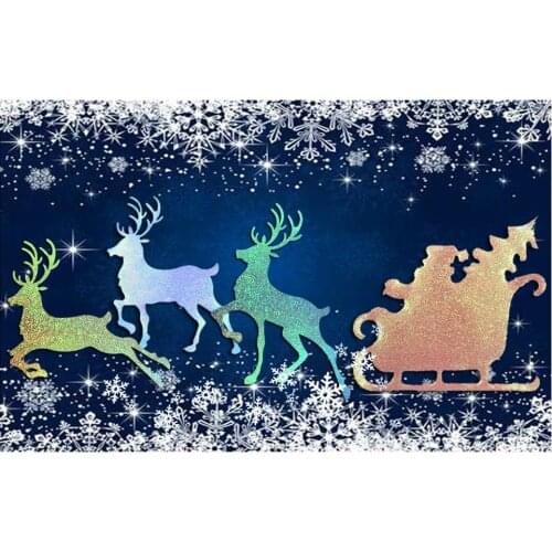 Christmas deer cutting dies 2019 new die cut &wooden dies Suitable for common die cutting machines on the market