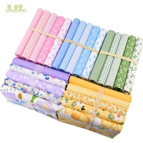 Printed Twill Cotton Fabric,Classic Flower Series,Patchwork Clothes For DIY Sewing Quilting Baby&Childs Bedclothes Material