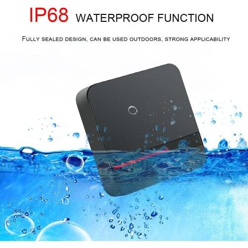 Long Range RFID Reader 125KHZ /13.56MHZ Proximity Card Reader Wiegand 26/34 IP68 Waterproof IC Card Access Control Card Reader