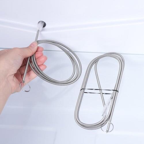Fridge Drain Hole Cleaning Brush Long Flexible Refrigerator Scrub Brush Flexible Soft Dredge Drainage Hole Water Dredge Tool