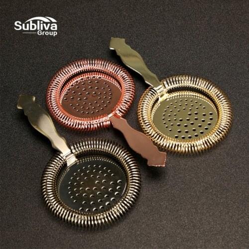 Cocktail Shaker Bar Ice Strainer Wire Mixed Drink Stainless Steel Bartender Bar Tools For Bartender