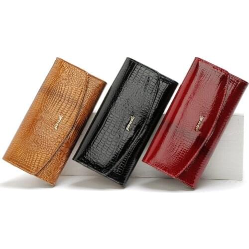 Womens Wallet Patent Leather Fashion Womens Bags, Real Leather Bags, Ladies Clutch Bags, Wallets. Womens Wallet
