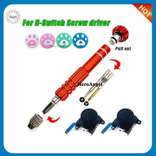 3D Analog Joystick Thumb Stick Grips Cap Button Module Control Replacement for Nintend Switch NS Controllers Game Accessories