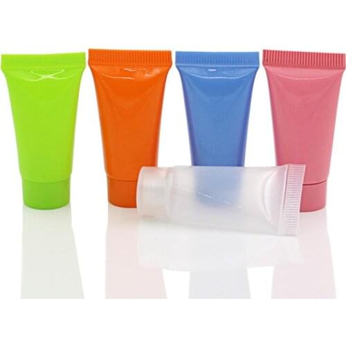 5ml Soft Tube plastic Lotion Containers Empty Makeup squeeze tube Refillable Bottles Emulsion Cream Packaging LX2530