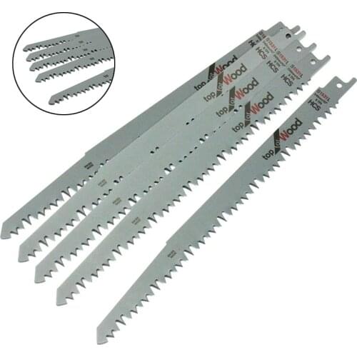 For Bosch Saw Blades Reciprocating Tools wood HCS 240mm Extra Sharp Cutting S1531L Cutter Portable 5PCS