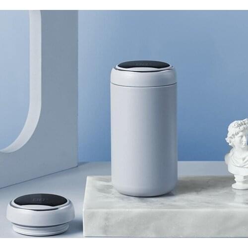 60%HOT300ml Insulated Cup Eco-friendly Long Term Heat Preservation Stainless Steel Smart Vacuum Coffee Insulated Bottle for Home