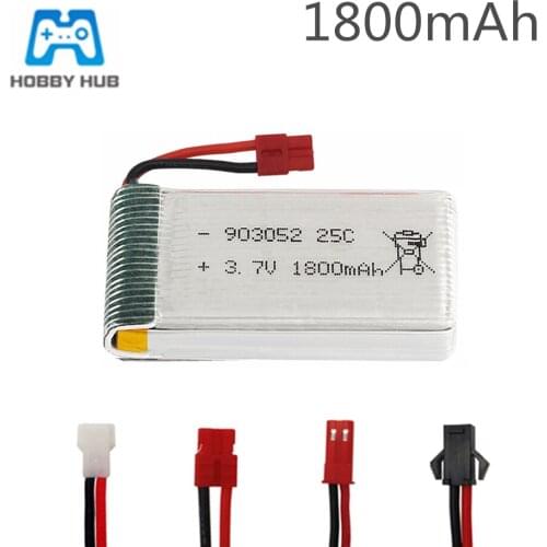 Lipo Battery 3.7v 1800mAh for KY601S SYMA X5 X5S X5C X5SC X5SH X5SW X5HW X5UW M18 H5P HQ898 H11D H11C Helicopter battery