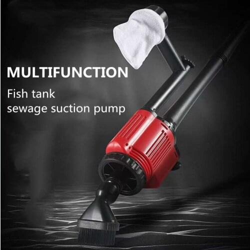 Aquarium Gravel Cleaner Electric Circulating Water Changer Fish tank sand Automatic Cleaning Filter Pump Accessories for fish