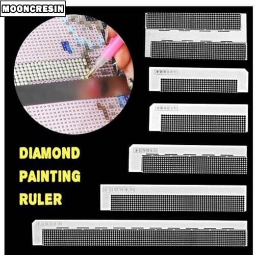 Diamond Painting Accessories Tools Dotting Diamonds Point Ruler Drilling Dot Drill Diy Tools For Rhinestone Diamond Embroidery