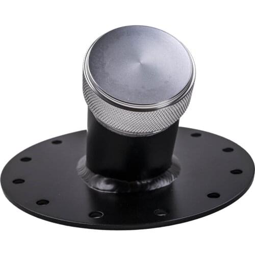 Aluminum For 45° 2.75" Filler Neck w/ Cap Fuel Cell Gas Tank 1.5" For Remote Fast Fill