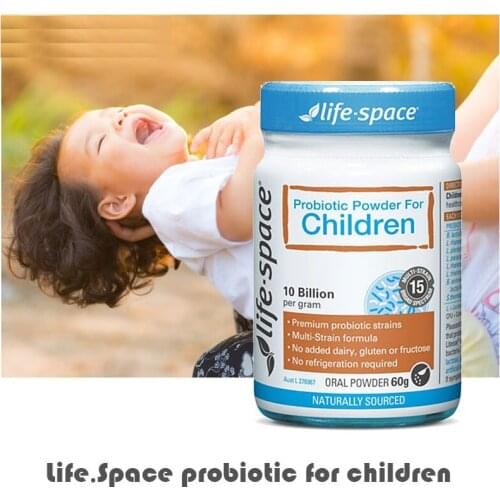 Australia Life Space Probiotic Powder 60g for Children 3-12 years Beneficial Bacteria Support Healthy Immune Digestive System