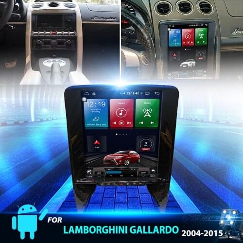 2din Android 10 Auto Radio For Lamborghini Gallardo 2004-2015 Car GPS Navigation Stereo DVD player Multimedia Player HeadUnit