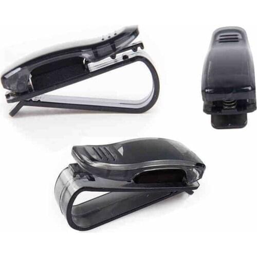 Car Sun Visor Glasses Sunglasses Ticket Receipt Card Holder Clip Storage Mount Easy to store and organize easy to carry