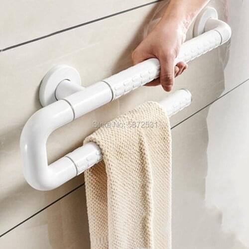 Stainless steel bathroom safety armrest elderly armrest toilet barrier free handrail antiskid handle toilet armrest