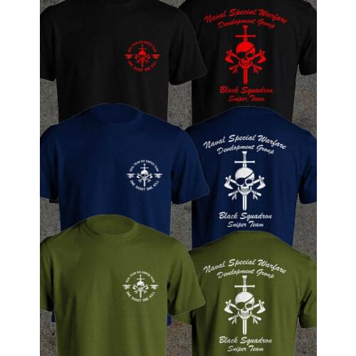 Devgru Nswdg Seal Team Six Black Squadron Us Army Special Force Sniper Men Shirt 2019 Fashion Cotton Printed Custom T Shirt