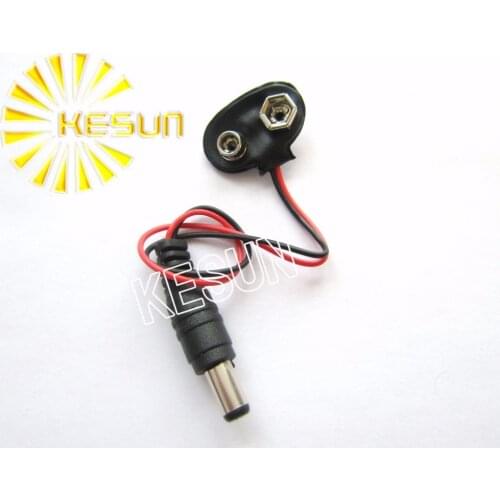 100PCS x Experimental 9V Battery Snap Power Cable to DC 9V Clip Male Line Battery Adapter