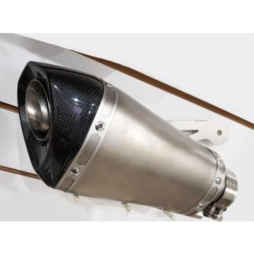 60mm inlet S1000RR Slip-on motorcycle exhaust muffler escape moto with db killer for S1000rr 2015 2016 2017 S1000R 2010-2016