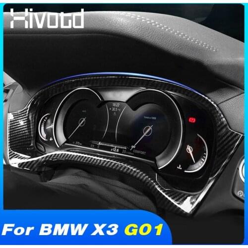 Dashboard Display Trim Cover Instrument Frame Interior Mouldings Accessories Decoration Car Styling Parts For BMW X3 G01 2021
