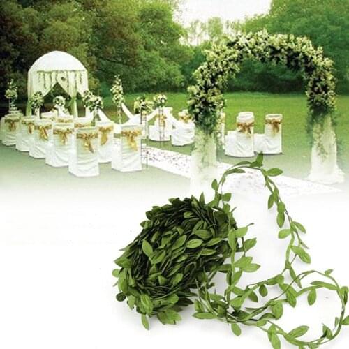 7/10M Artificial Hanging Cloth Plant Fake Vine Willow Leaf Garland Rattan Wreath for Home Garden Outdoor Wall Decoration Supply