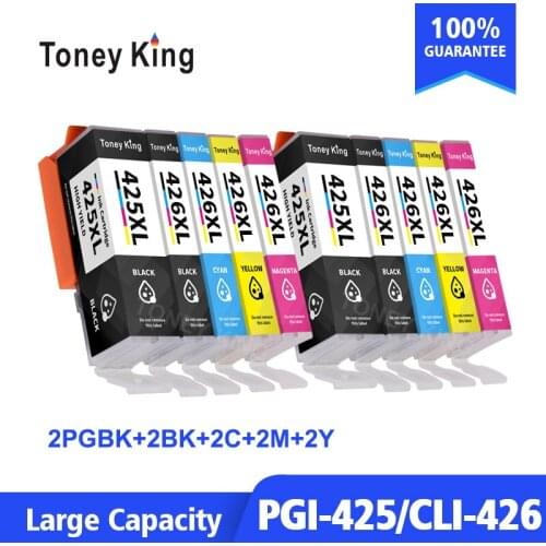 PGI 425 PGI425 CLI426 Full Ink Cartridge For Canon PIXMA IP4840 IP4940 IX6540 MG5140 MG5240 MG5340 MX714 MX884 MX894 Printer