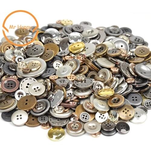 MR HAPPY Colorful 50g Resin Button Mix Size Decorative Sewing Craft Scrapbook Card Making DIY Sewing Decorative