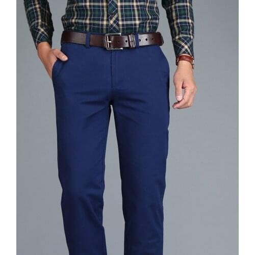 MRMT 2021 Brand Spring Mens Trousers Pants Casual Straight Tube Pants for Male Loose Cotton Black Trouser